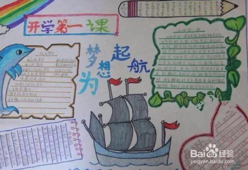 2020开学第一课手抄报怎么画？