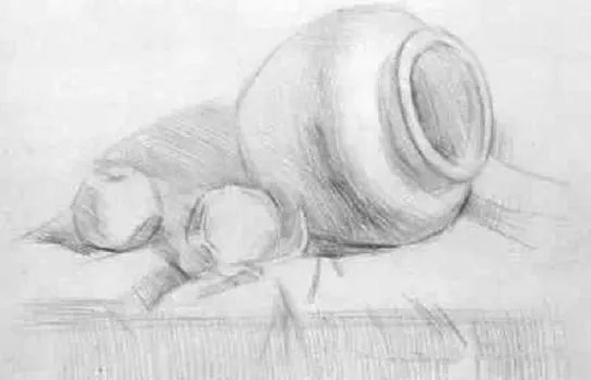 素描静物作画步骤图，有图的，有步骤的