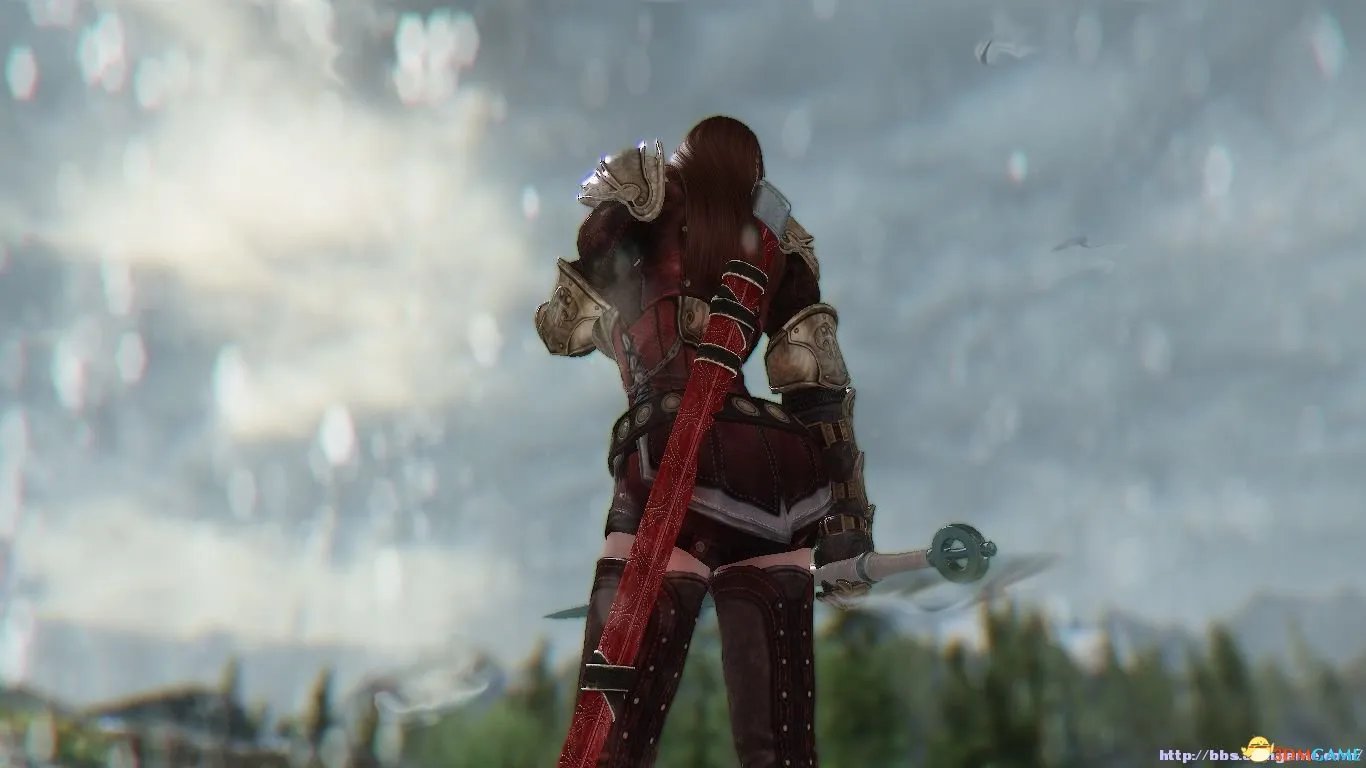 上古卷轴5 服装MOD 莱奥妮护甲 性感爆乳战斗铠甲