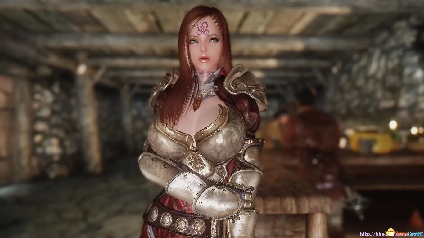 上古卷轴5 服装MOD 莱奥妮护甲 性感爆乳战斗铠甲