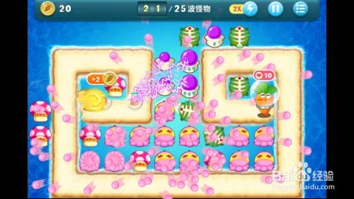 保卫萝卜深海第10关完美金萝卜攻略