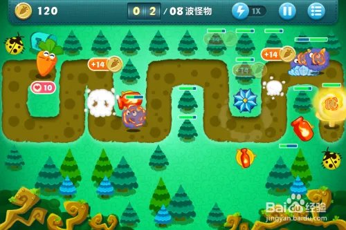 保卫萝卜挑战32关金萝卜经验和攻略