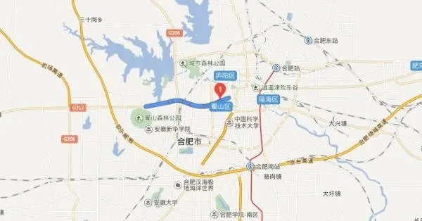 合肥长江西路属于哪个区？