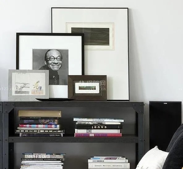 简约而精致黑白装饰画 黑白装饰画饰品效果图