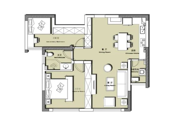 60平米两室一厅装修效果图 各出奇招你选哪套?