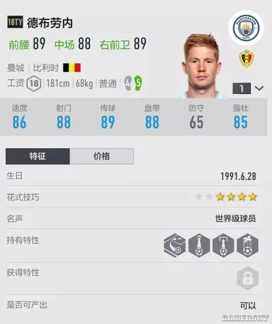 FIFA Online4 18TOTY球员推荐