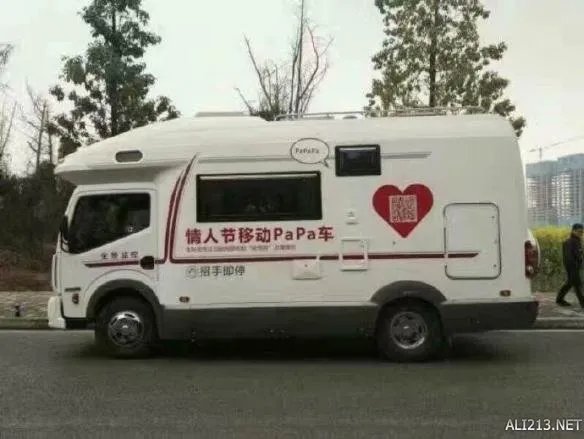 国内惊现情人节移动PaPa车 情侣特供车内气氛太污！