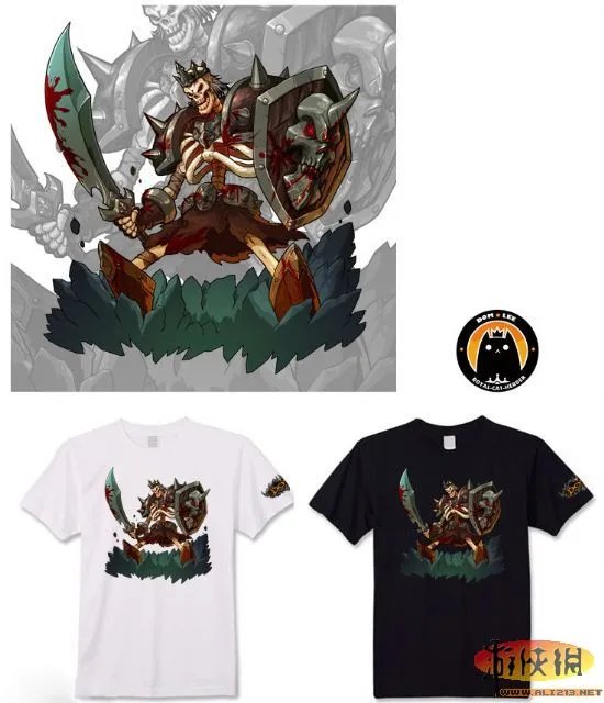 时尚个性张扬自我 4款Dota英雄短袖T恤欣赏