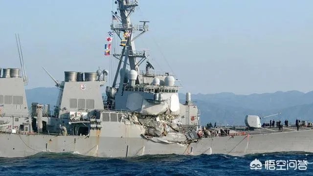 美国 军舰 连续被撞