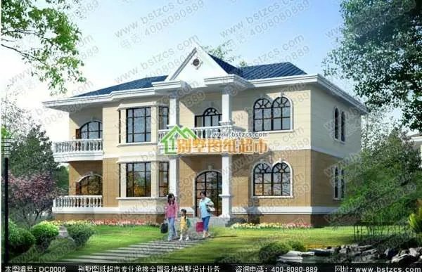 18米x10米二层别墅设计图纸及效果图大全