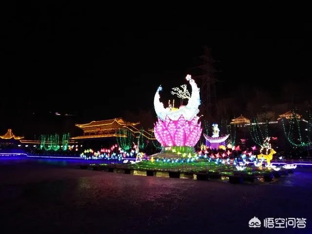 到了夜晚，兰州哪个建筑物吸引你？