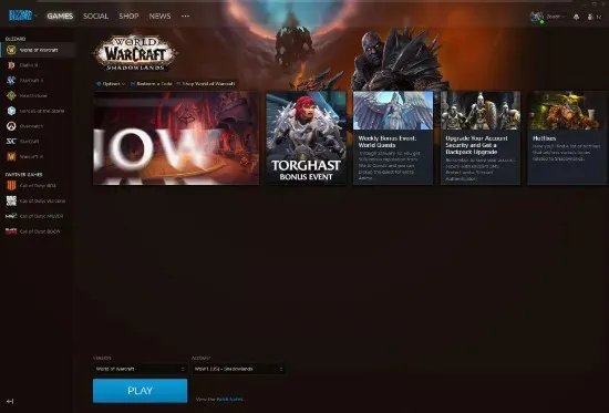 暴雪战网2.0已在北美地区上线 全新界面焕然一新