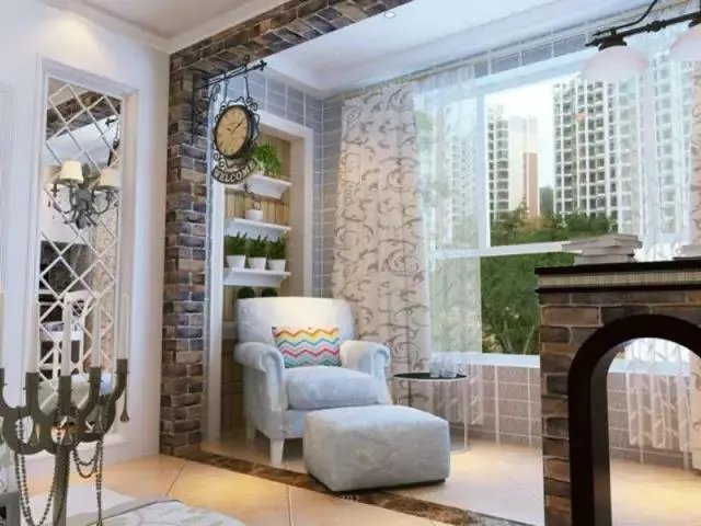 开放式阳台装修效果图，带你领略别具一格的美！