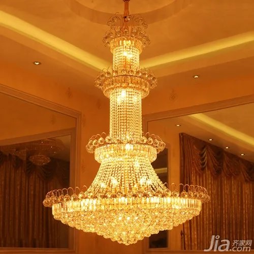 现代欧式水晶吊灯图片欣赏