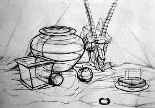 结构素描怎么画，什么是结构素描？