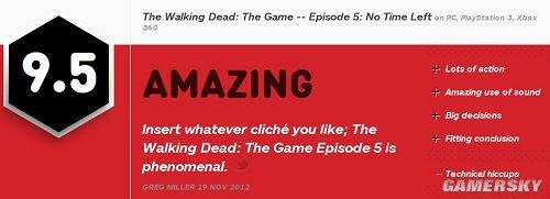大结局终翻身 《行尸走肉第五章》获IGN 9.5高分