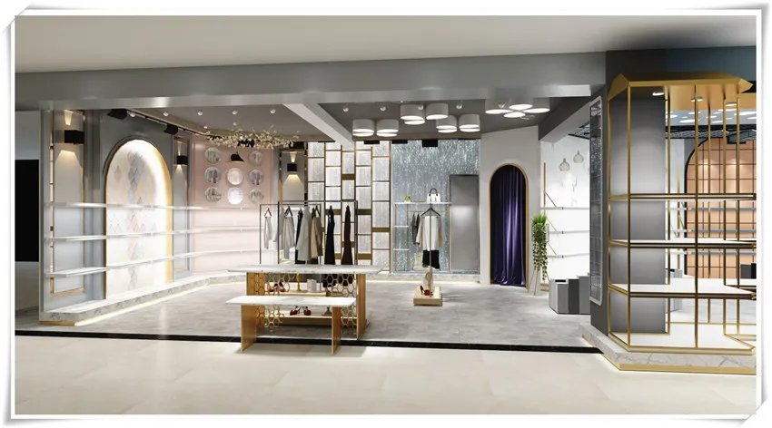 合肥商场商铺装修，精致的商铺设计，抓住顾客的眼球