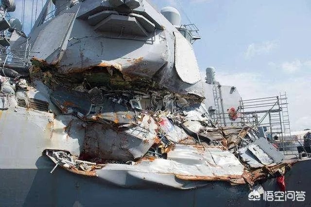 美国 军舰 连续被撞