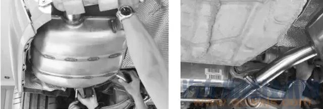 汽车排气管改装实例分解图