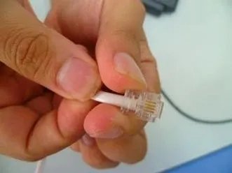 电话线水晶头接法?