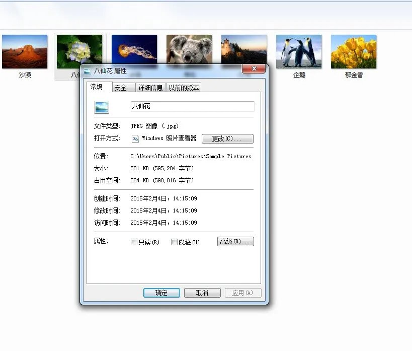 XP系统鼠标放在相片上的照相时间怎么修改