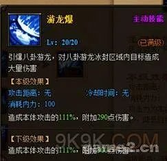 九阴绝学武当技能加点攻略