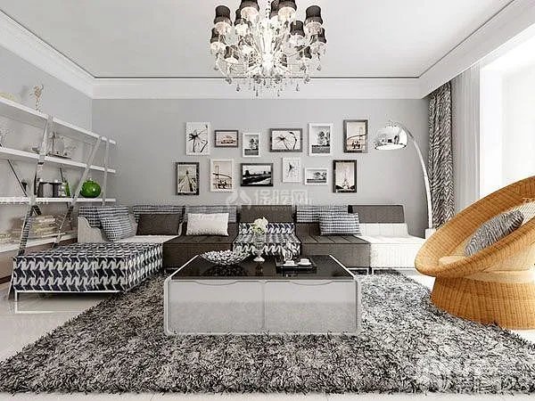 简约而精致黑白装饰画 黑白装饰画饰品效果图