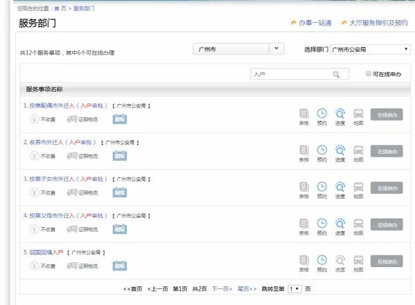 金盾网户政管理入户查询