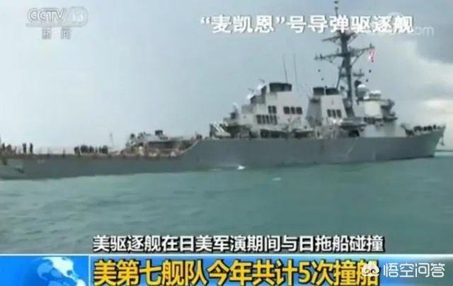 美国 军舰 连续被撞