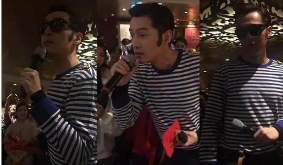 胡歌出现在哪个公司年会？