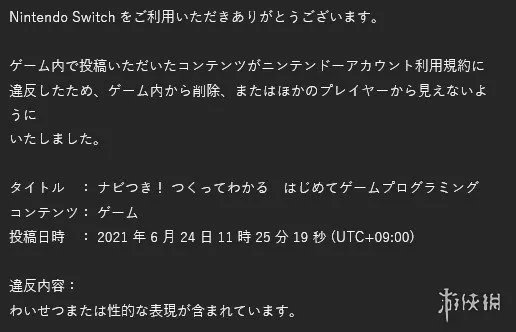 《游戏程式设计》玩家自制脱衣小游戏惨遭任天堂删除