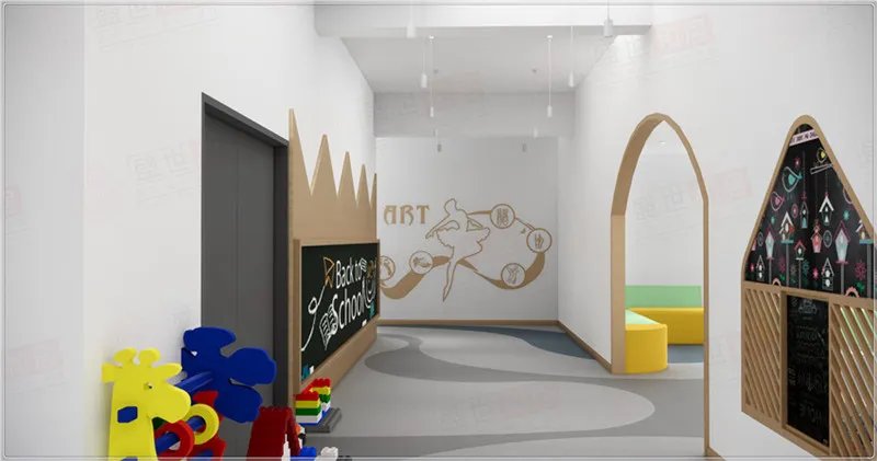 合肥教育机构装修,要根据培训类型,合理的设计划分