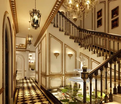 室内楼梯设计效果图  有创意的室内楼梯