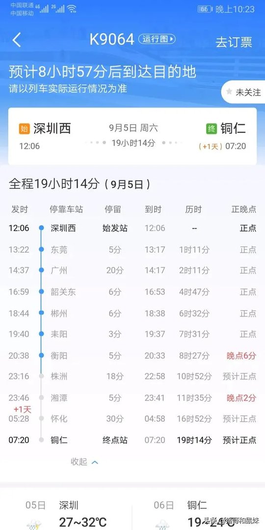 k9064次列车途经站点时刻表？