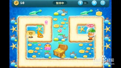 保卫萝卜深海第10关完美金萝卜攻略