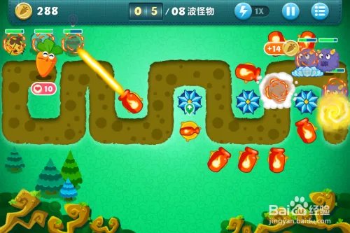 保卫萝卜挑战32关金萝卜经验和攻略