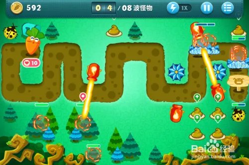 保卫萝卜挑战32关金萝卜经验和攻略