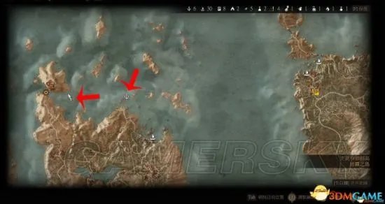 《巫师3》迷雾岛进入方法及宝箱位置一览