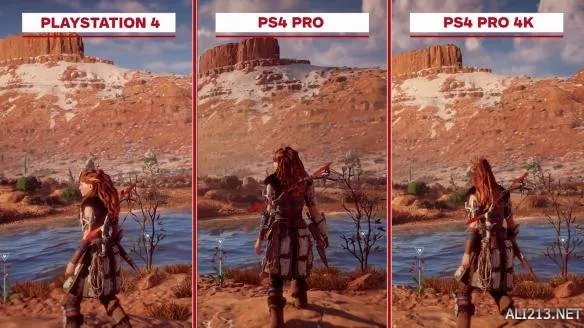 《地平线:黎明时分》画质对比 pro 4K环境下画面震撼