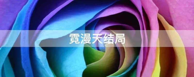 霓漫天结局