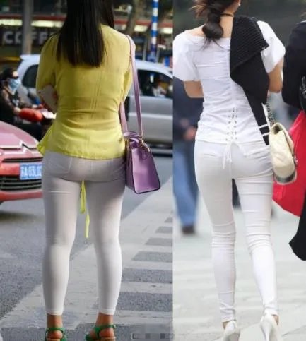 白色紧身衣尴尬图片：女人出门千万不要这样穿（图）