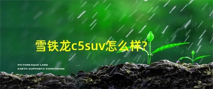 雪铁龙c5suv怎么样?