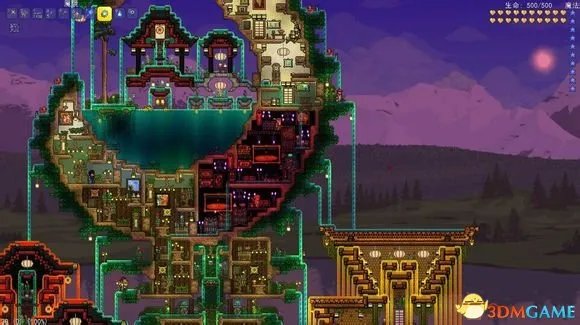 泰拉瑞亚房子设计图大全 泰拉瑞亚别墅设计图汇总