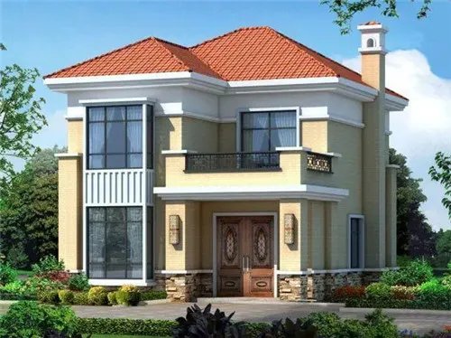 9米开间的农村自建房设计图 只要花20万就能住别墅