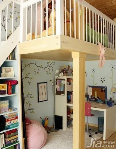 自由的艺术 loft户型装修效果图