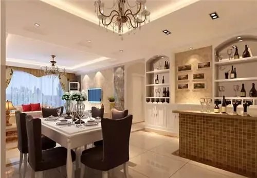 客厅连餐厅装修效果图,5款吃香的小户型客厅餐厅!