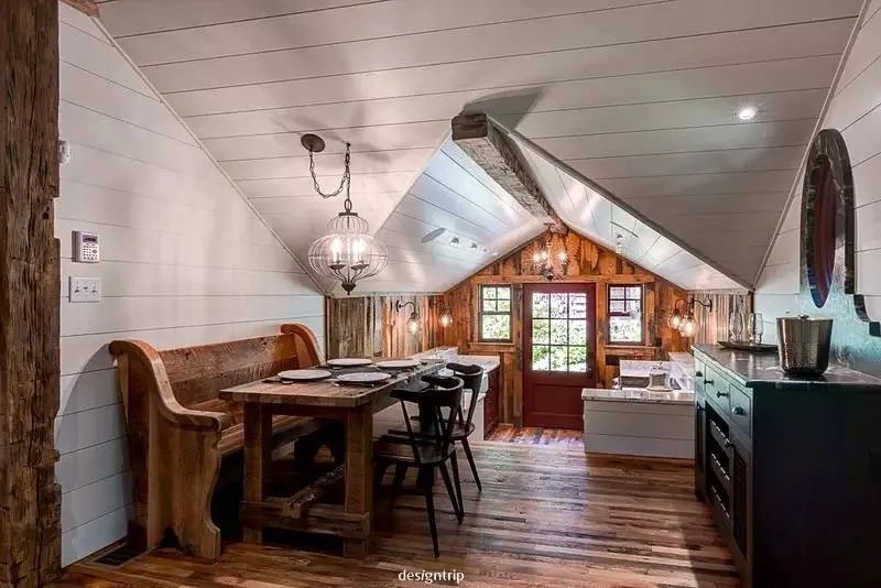 林中小屋,现代化乡村别墅