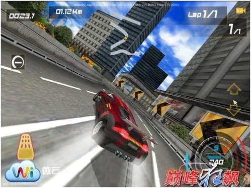 首款国产移动端3D赛车游戏《巅峰狂飙》