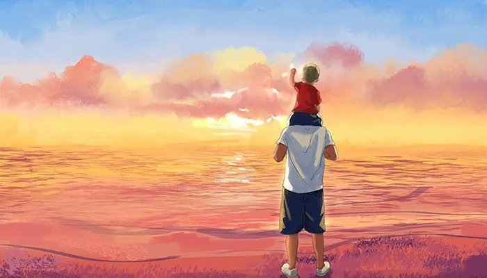 适合父亲节发的朋友圈