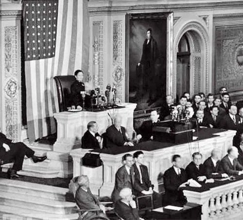 宋美龄在美国演讲全文？